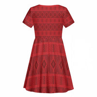 Kingdom of Ndongo Kid Short Sleeve Dress Utuminu ua Ngola