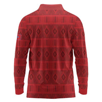Kingdom of Ndongo Long Sleeve Polo Shirt Utuminu ua Ngola