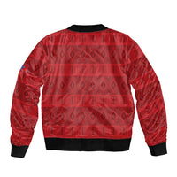 Kingdom of Ndongo Sleeve Zip Bomber Jacket Utuminu ua Ngola
