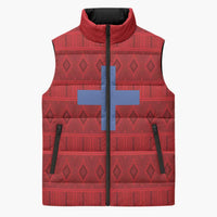 Kingdom of Ndongo Sleeveless Puffer Jacket Utuminu ua Ngola