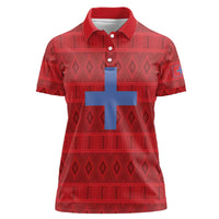 Kingdom of Ndongo Women Polo Shirt Utuminu ua Ngola
