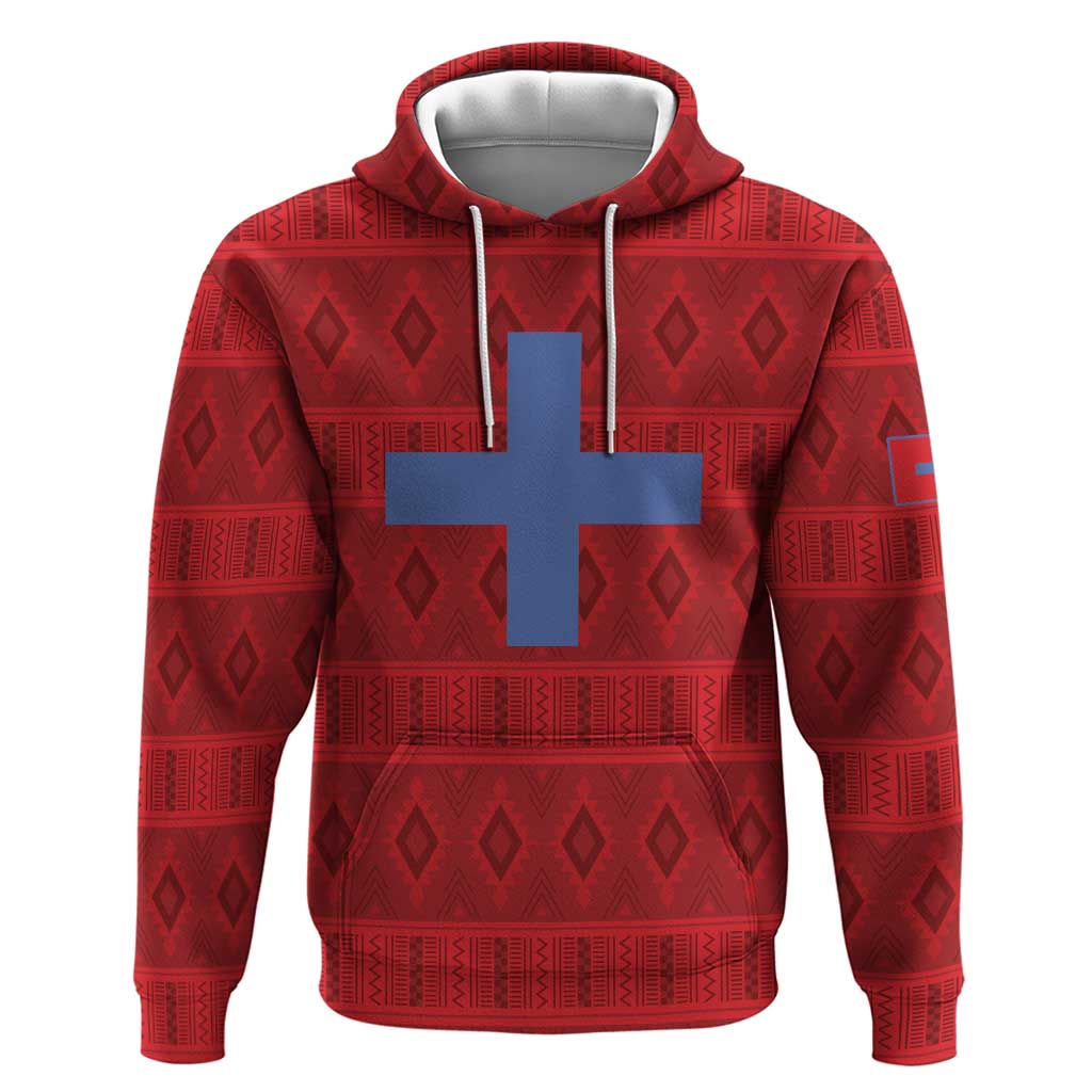 Kingdom of Ndongo Zip Hoodie Utuminu ua Ngola