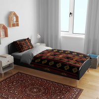 Navajo Native America South Western Inspired Bedding Set Red Tribal Pattern