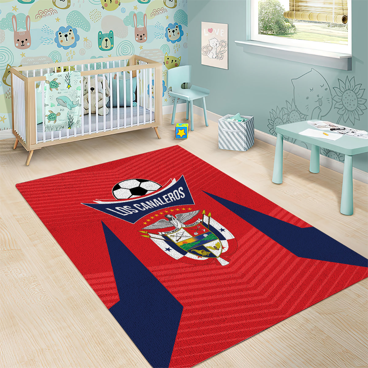 Panama 2024 Football Area Rug Go Los Canaleros - Wonder Print Shop