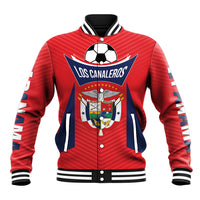 Personalized Panama 2024 Football Baseball Jacket Go Los Canaleros - Wonder Print Shop