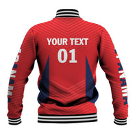 Personalized Panama 2024 Football Baseball Jacket Go Los Canaleros - Wonder Print Shop