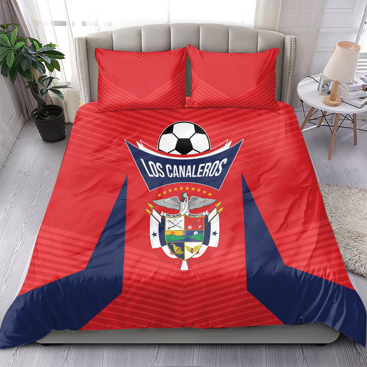 Panama 2024 Football Bedding Set Go Los Canaleros - Wonder Print Shop