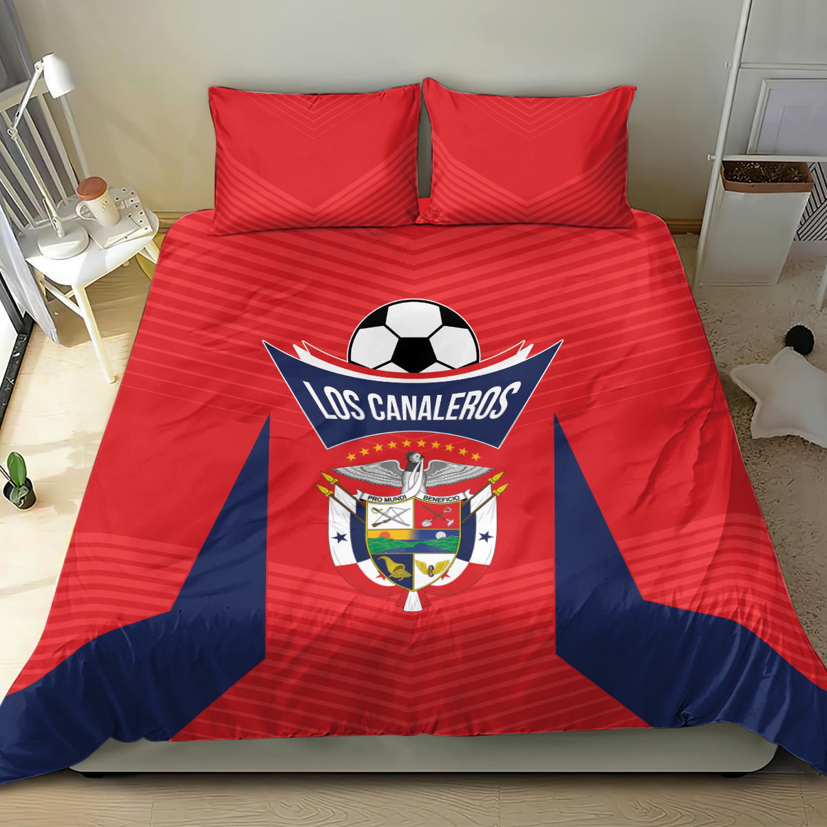 Panama 2024 Football Bedding Set Go Los Canaleros - Wonder Print Shop