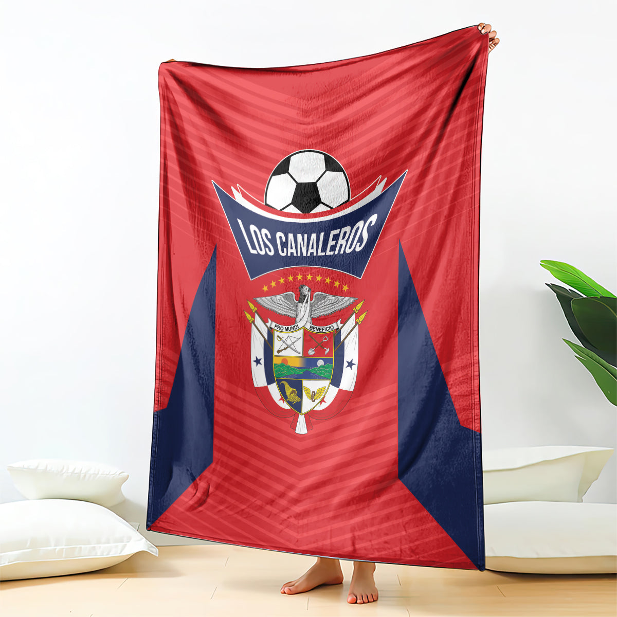 Panama 2024 Football Blanket Go Los Canaleros