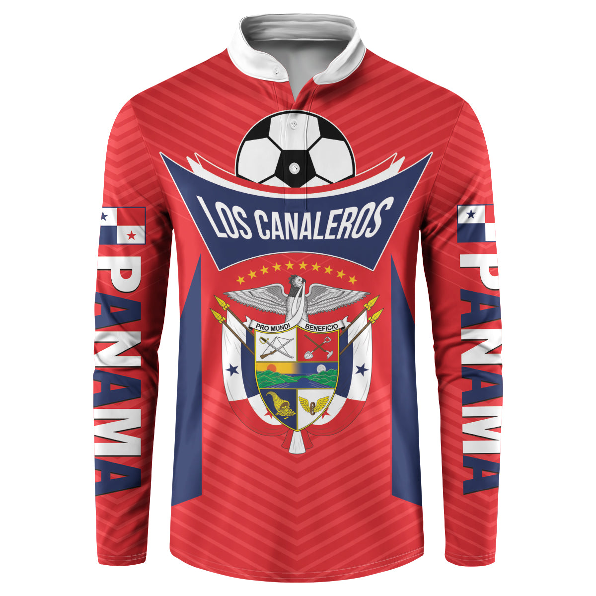 Personalized Panama 2024 Football Button Sweatshirt Go Los Canaleros