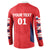 Personalized Panama 2024 Football Button Sweatshirt Go Los Canaleros - Wonder Print Shop
