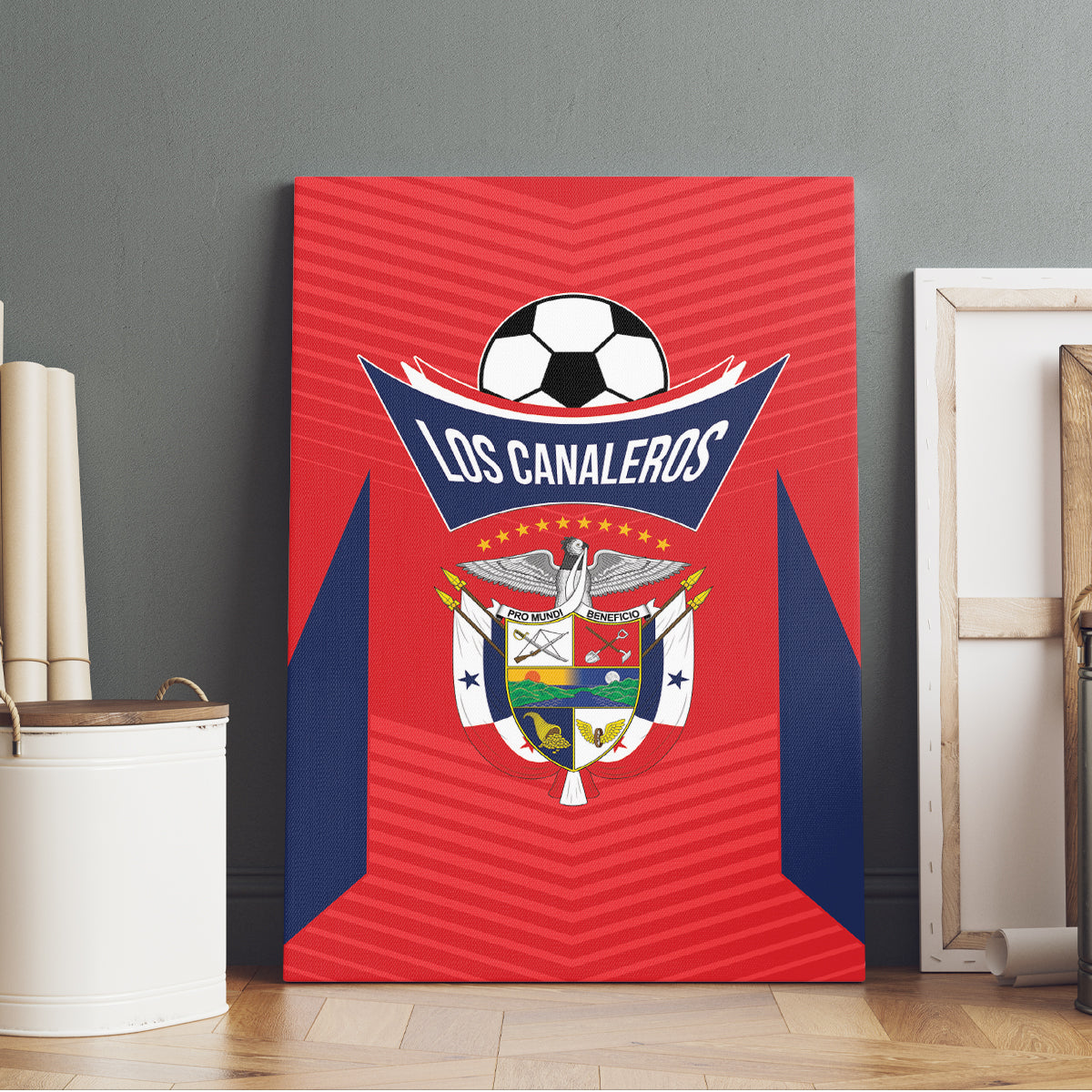 Panama 2024 Football Canvas Wall Art Go Los Canaleros - Wonder Print Shop