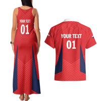 Personalized Panama 2024 Football Couples Matching Tank Maxi Dress and Hawaiian Shirt Go Los Canaleros - Wonder Print Shop