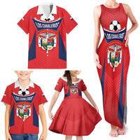 Personalized Panama 2024 Football Family Matching Tank Maxi Dress and Hawaiian Shirt Go Los Canaleros - Wonder Print Shop