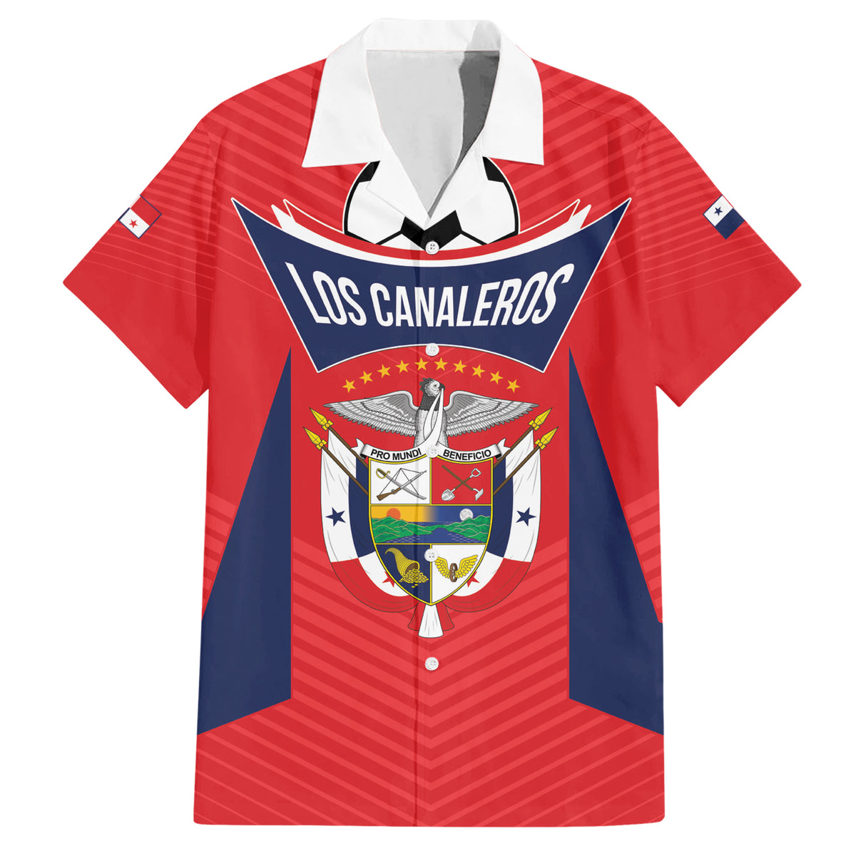 Personalized Panama 2024 Football Hawaiian Shirt Go Los Canaleros - Wonder Print Shop