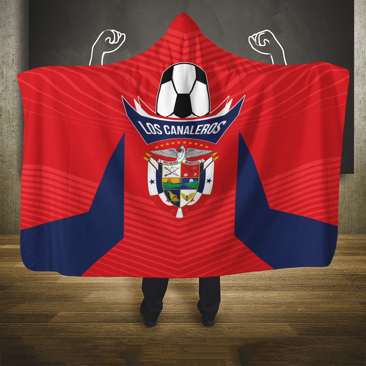 Panama 2024 Football Hooded Blanket Go Los Canaleros