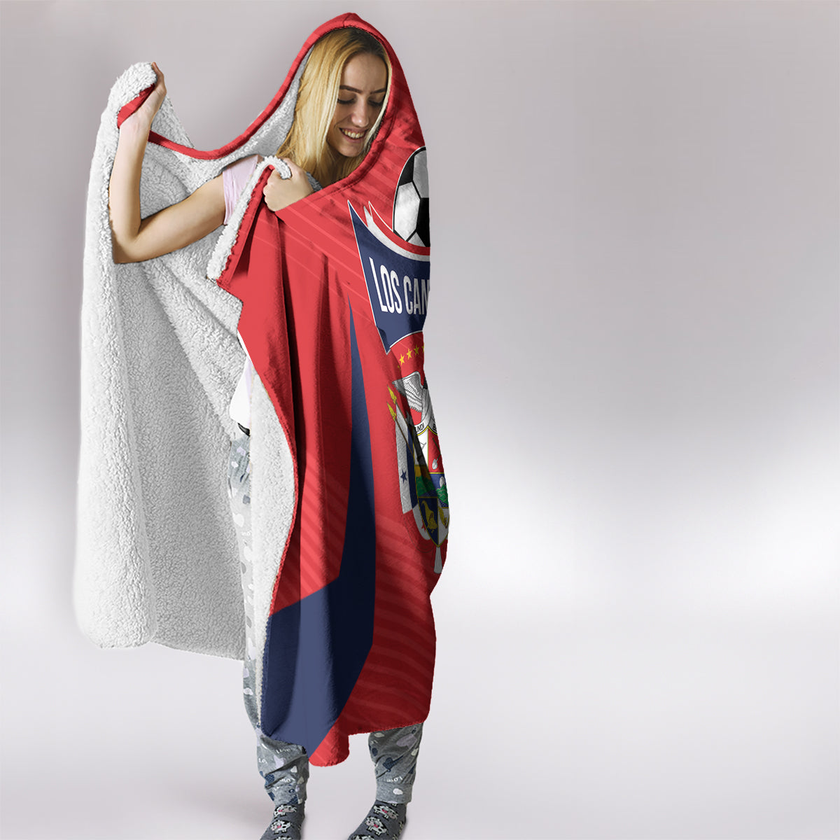 Panama 2024 Football Hooded Blanket Go Los Canaleros