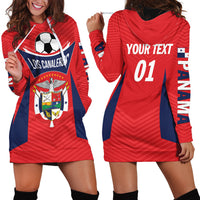 Personalized Panama 2024 Football Hoodie Dress Go Los Canaleros - Wonder Print Shop