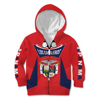 Personalized Panama 2024 Football Kid Hoodie Go Los Canaleros - Wonder Print Shop