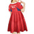 Personalized Panama 2024 Football Kid Short Sleeve Dress Go Los Canaleros - Wonder Print Shop