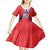 Personalized Panama 2024 Football Kid Short Sleeve Dress Go Los Canaleros - Wonder Print Shop