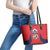 Panama 2024 Football Leather Tote Bag Go Los Canaleros