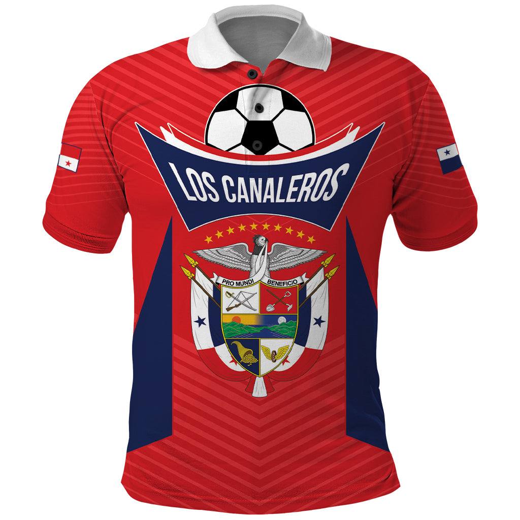 Personalized Panama 2024 Football Polo Shirt Go Los Canaleros - Wonder Print Shop