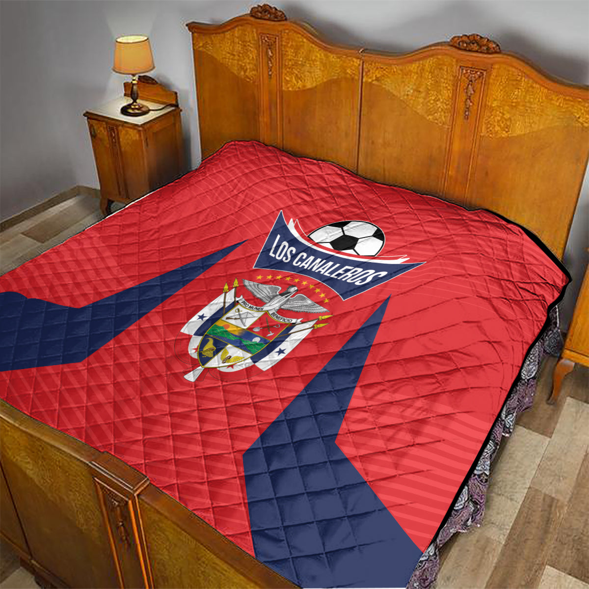 Panama 2024 Football Quilt Go Los Canaleros - Wonder Print Shop