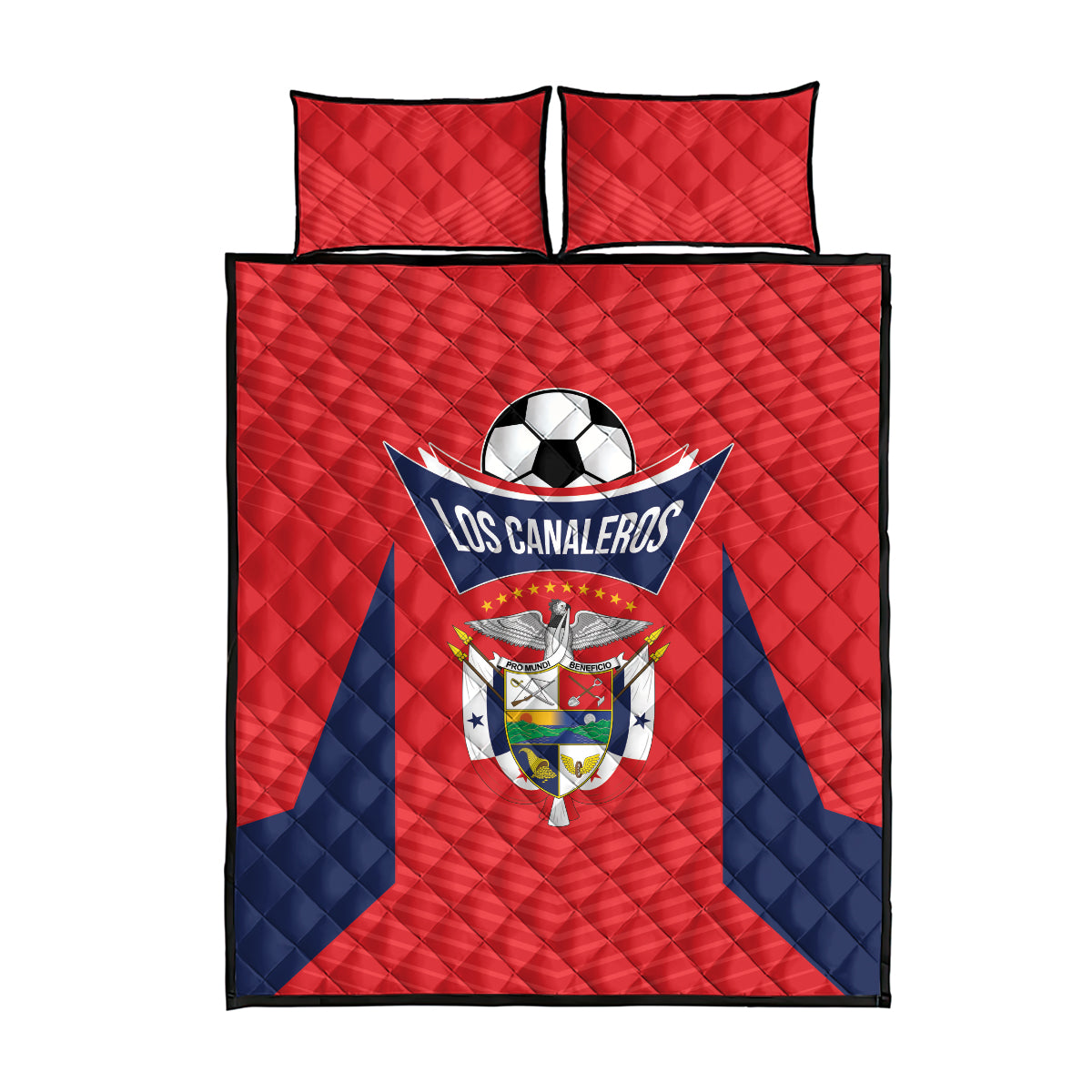 Panama 2024 Football Quilt Bed Set Go Los Canaleros - Wonder Print Shop