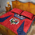 Panama 2024 Football Quilt Bed Set Go Los Canaleros - Wonder Print Shop