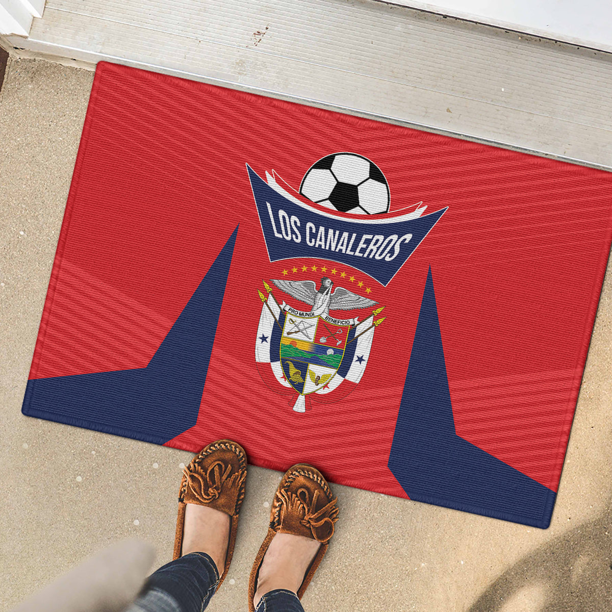 Panama 2024 Football Rubber Doormat Go Los Canaleros - Wonder Print Shop