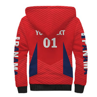 Personalized Panama 2024 Football Sherpa Hoodie Go Los Canaleros - Wonder Print Shop