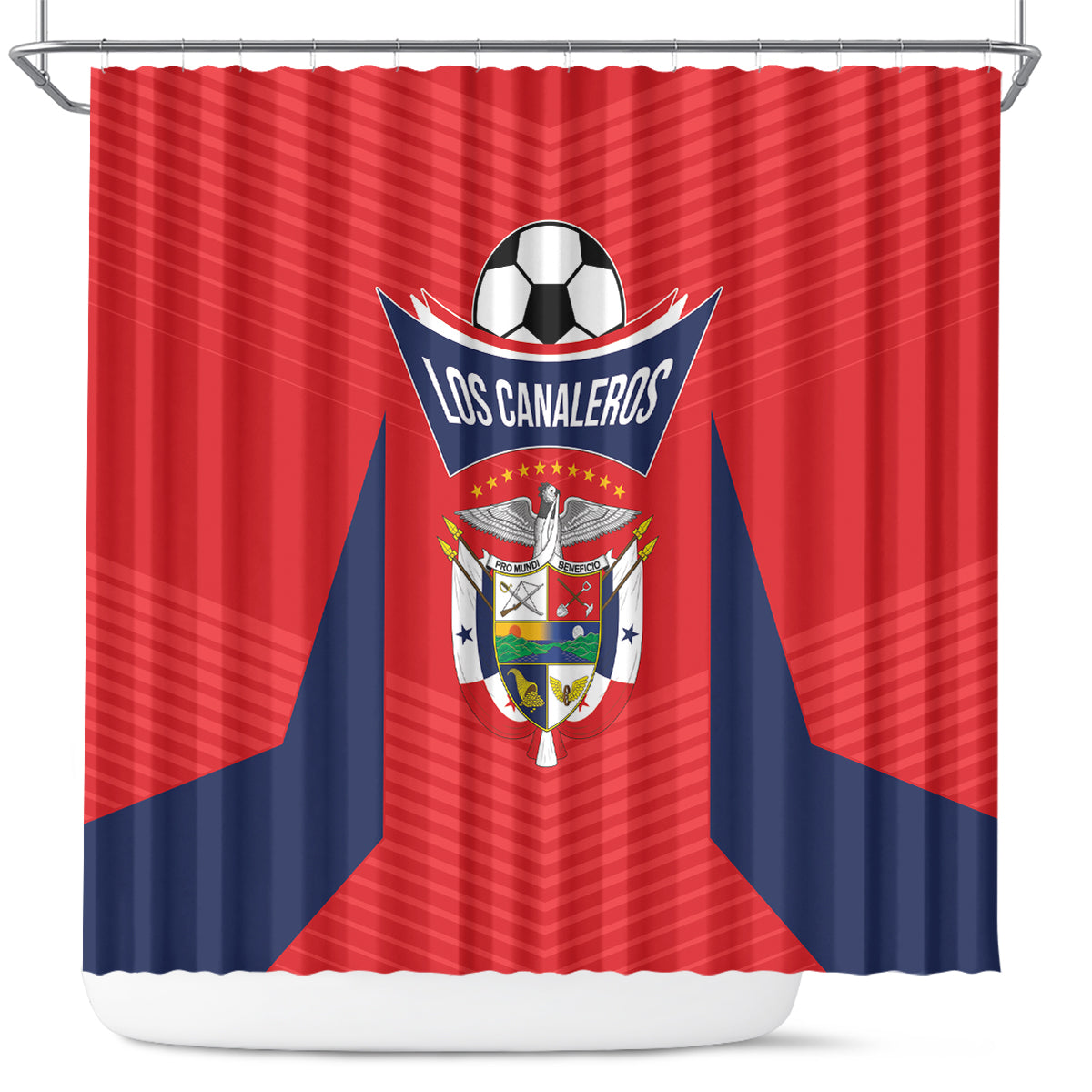 Panama 2024 Football Shower Curtain Go Los Canaleros