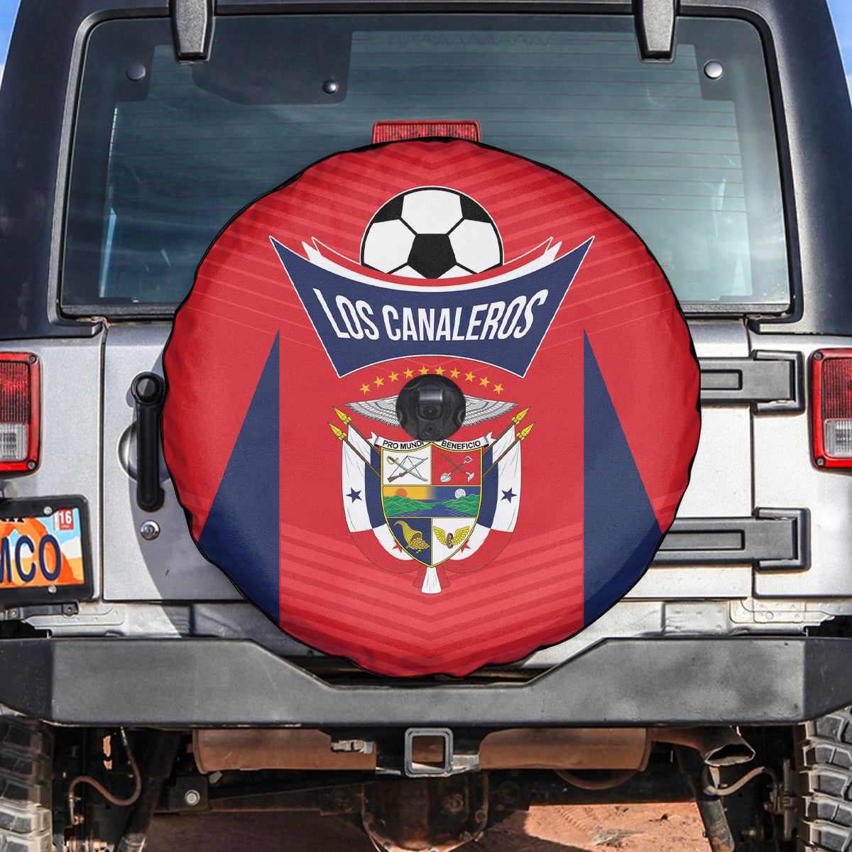 Panama 2024 Football Spare Tire Cover Go Los Canaleros - Wonder Print Shop