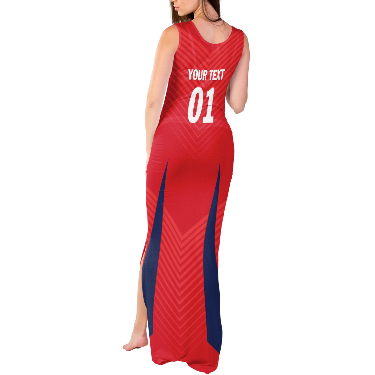 Personalized Panama 2024 Football Tank Maxi Dress Go Los Canaleros - Wonder Print Shop