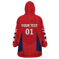 Personalized Panama 2024 Football Wearable Blanket Hoodie Go Los Canaleros - Wonder Print Shop