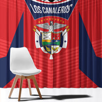 Panama 2024 Football Window Curtain Go Los Canaleros - Wonder Print Shop