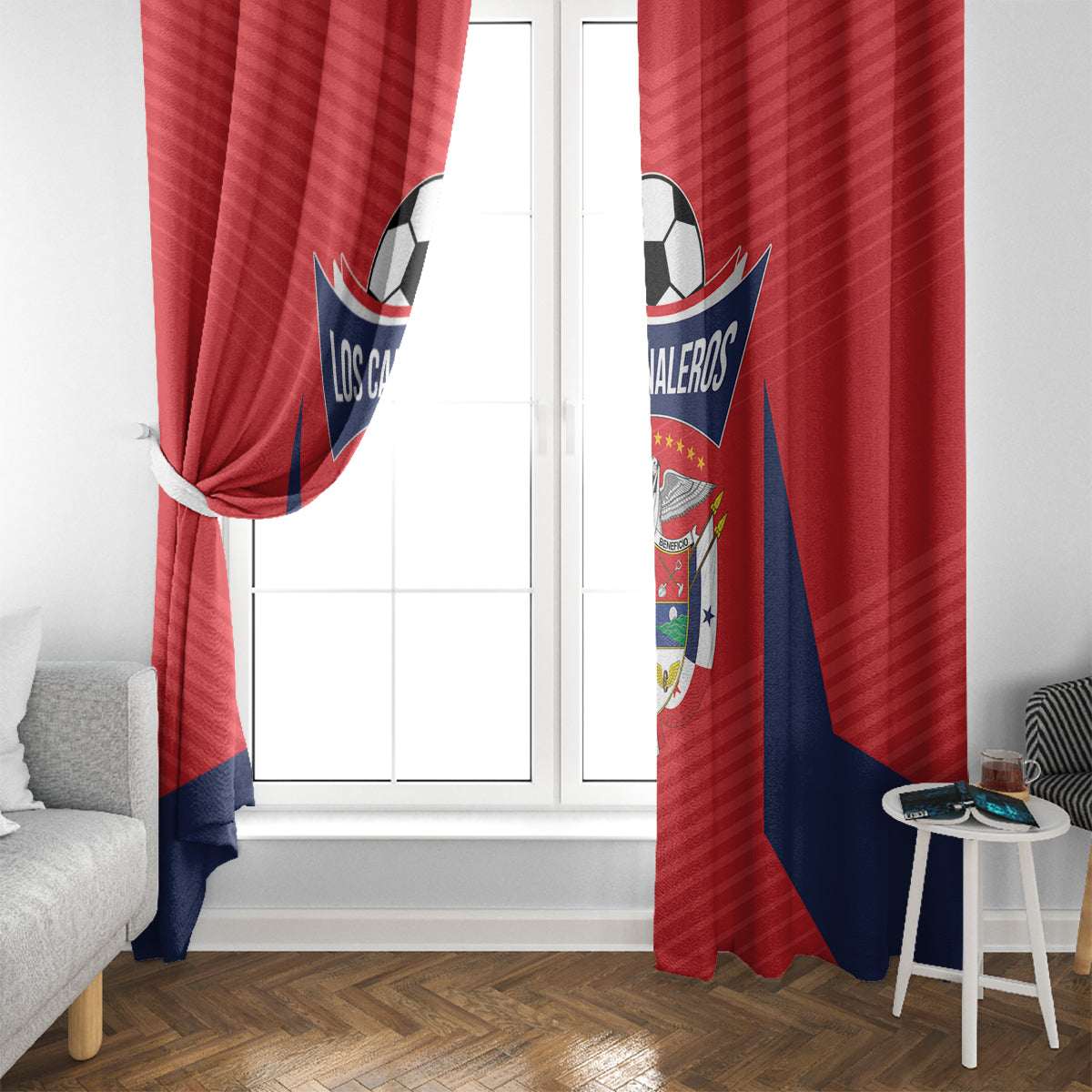 Panama 2024 Football Window Curtain Go Los Canaleros - Wonder Print Shop