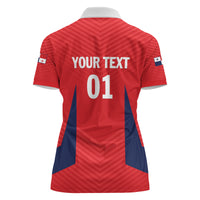 Personalized Panama 2024 Football Women Polo Shirt Go Los Canaleros - Wonder Print Shop