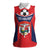 Personalized Panama 2024 Football Women Sleeveless Polo Shirt Go Los Canaleros - Wonder Print Shop