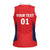 Personalized Panama 2024 Football Women Sleeveless Polo Shirt Go Los Canaleros - Wonder Print Shop