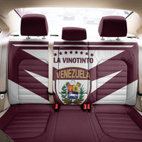 Venezuela 2024 Football Back Car Seat Cover Mano tengo fe La Vinotinto - Wonder Print Shop