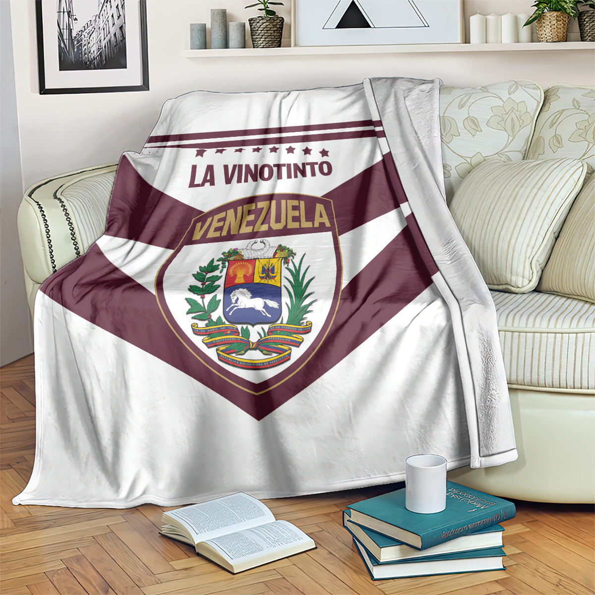 Venezuela 2024 Football Blanket Mano tengo fe La Vinotinto