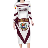 Personalized Venezuela 2024 Football Family Matching Long Sleeve Bodycon Dress and Hawaiian Shirt Mano tengo fe La Vinotinto - Wonder Print Shop