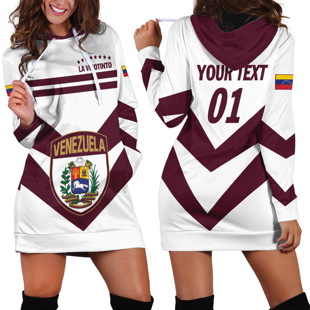 Personalized Venezuela 2024 Football Hoodie Dress Mano tengo fe La Vinotinto - Wonder Print Shop