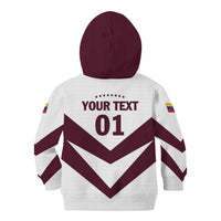 Personalized Venezuela 2024 Football Kid Hoodie Mano tengo fe La Vinotinto - Wonder Print Shop