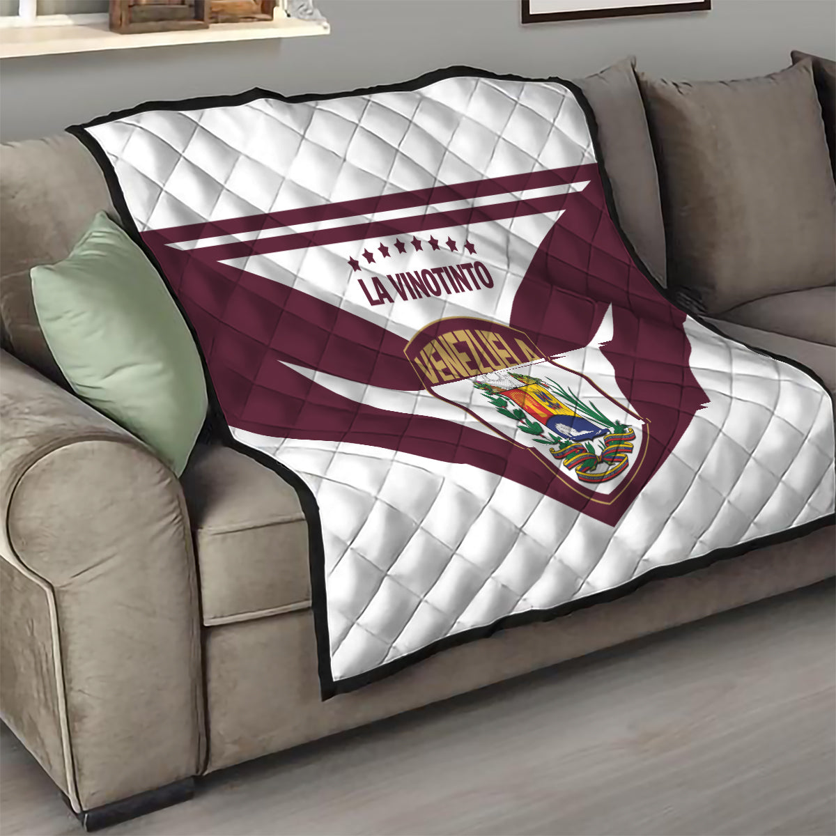 Venezuela 2024 Football Quilt Mano tengo fe La Vinotinto - Wonder Print Shop