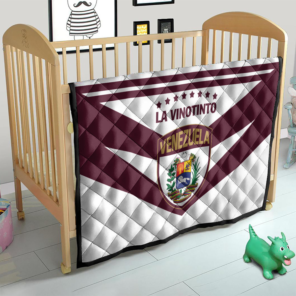 Venezuela 2024 Football Quilt Mano tengo fe La Vinotinto - Wonder Print Shop