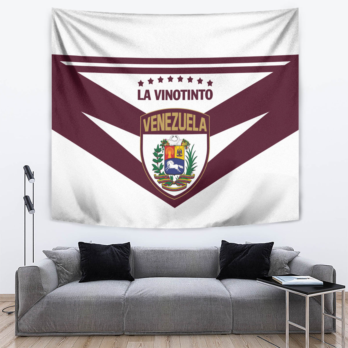 Venezuela 2024 Football Tapestry Mano tengo fe La Vinotinto - Wonder Print Shop