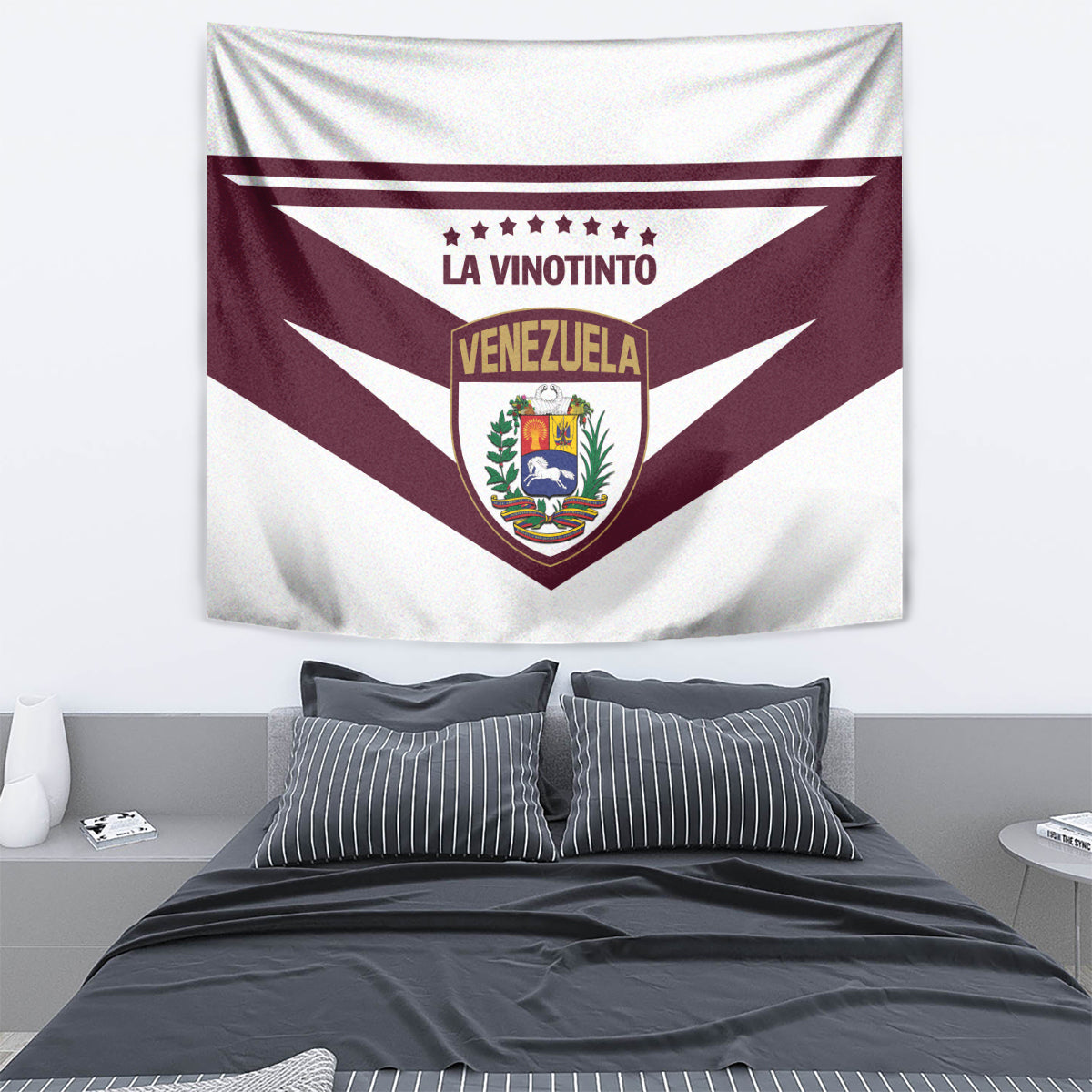 Venezuela 2024 Football Tapestry Mano tengo fe La Vinotinto - Wonder Print Shop